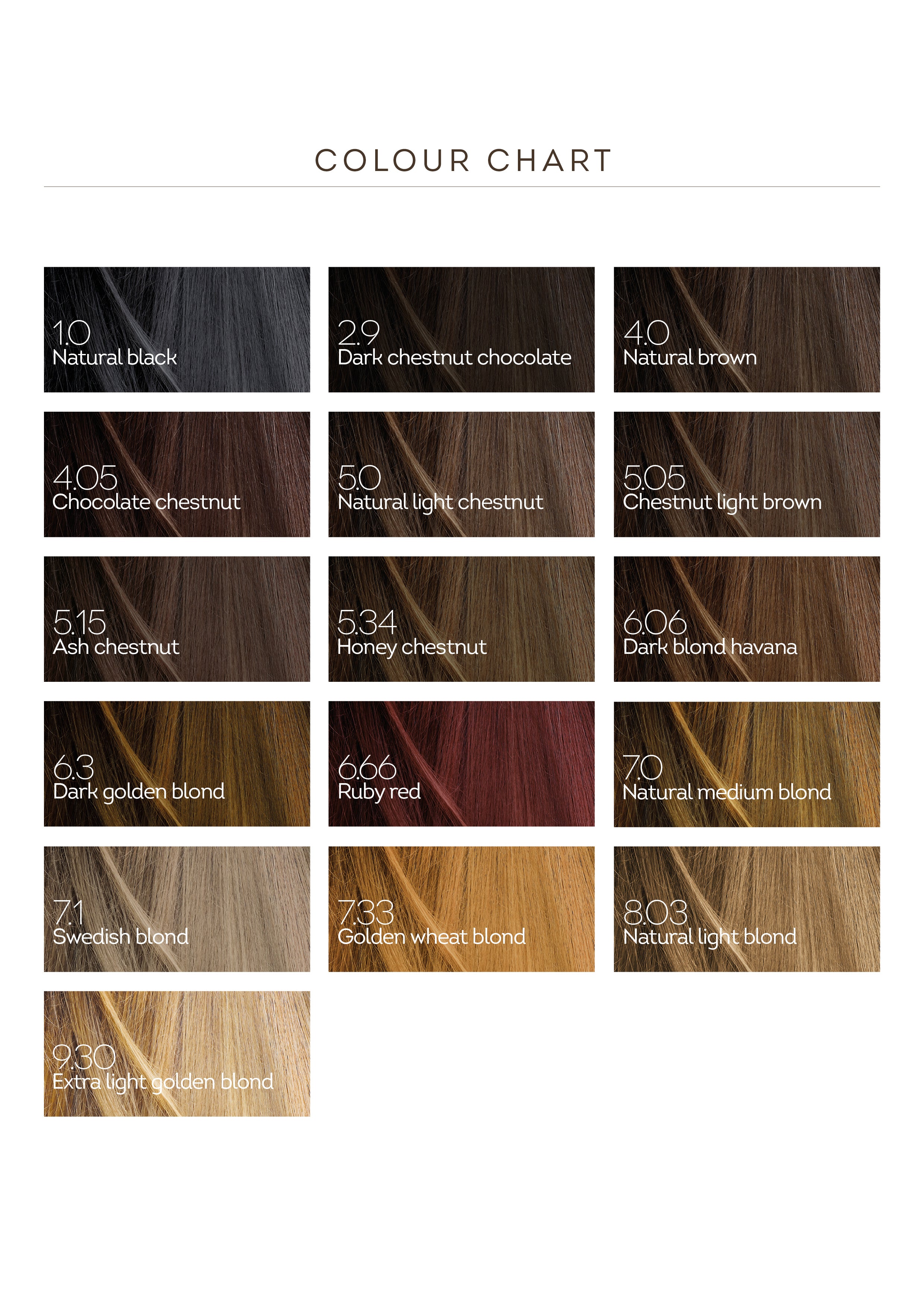 colour chart