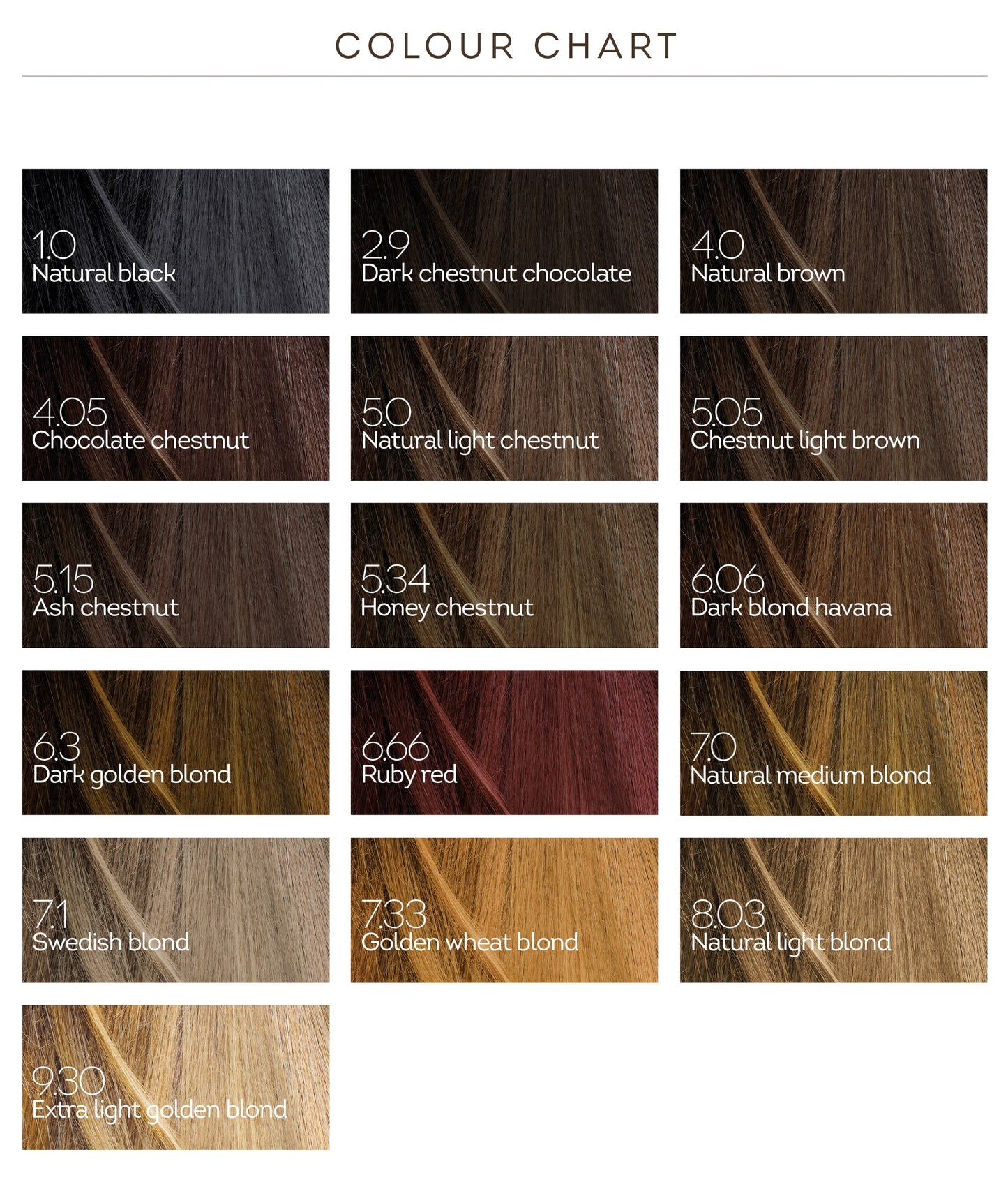 BioKap Nutricolor Delicato Rapid Hair Dye colors